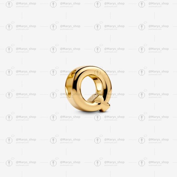 Pandora Letter Q Alphabet Charm - Picture 1 of 5